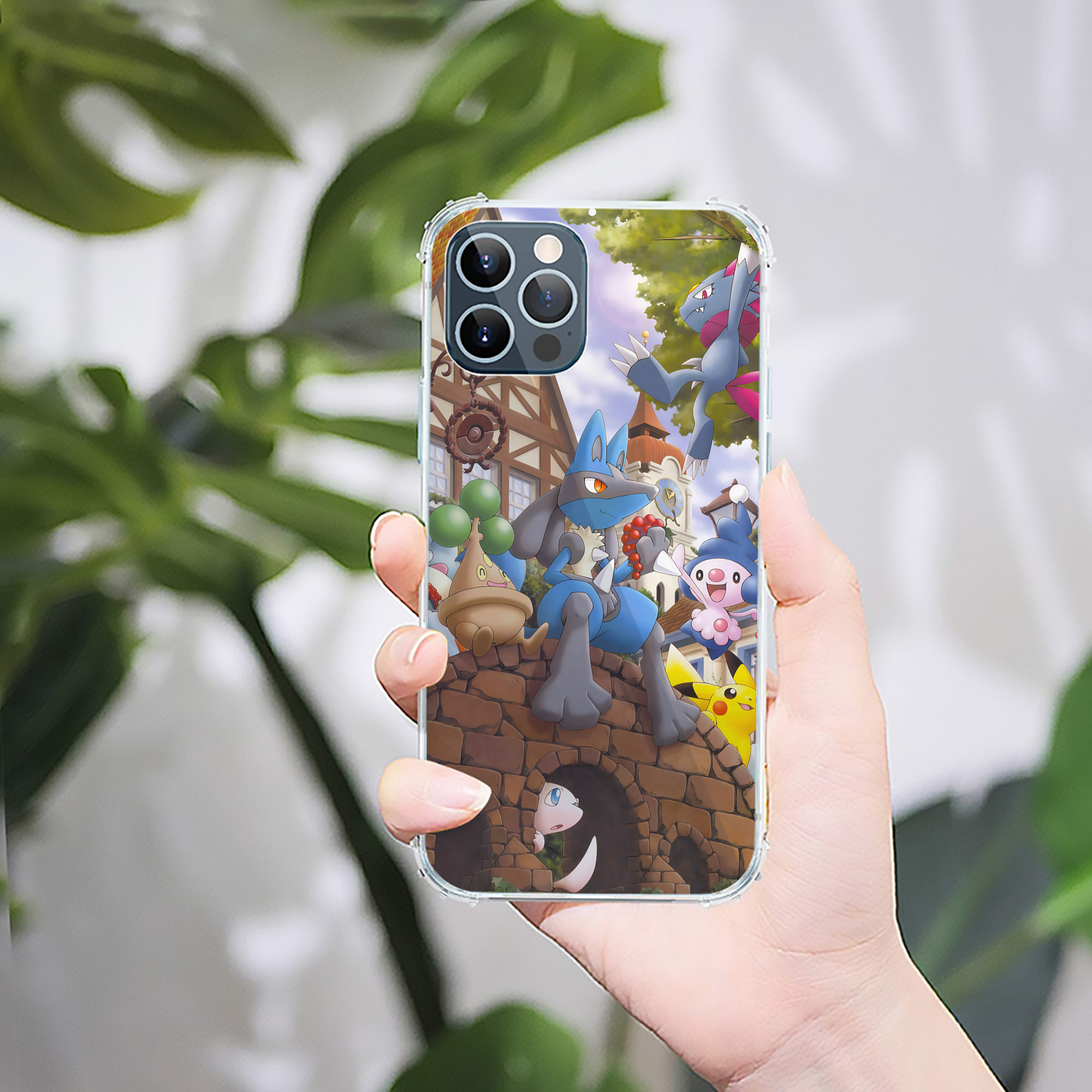 （画像用） ポケットモンスター Pokémon 【iPhone 12シリーズ対応】透明スマホケース（クリアソフトケース）